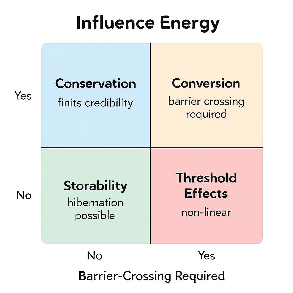 Influence Energetics: A Paradigm Shift from Communication to Thermodynamic Work
