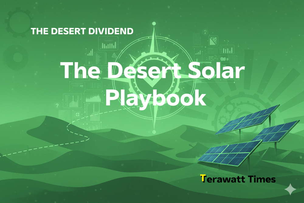 The Desert Solar Playbook: Why 185 Projects Failed and 27 Delivered 15%+ IRRs