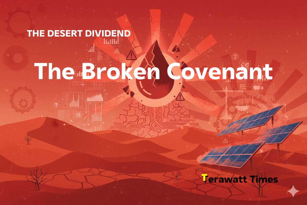 The Broken Covenant: Water, Risk, and the Future of Desert Solar