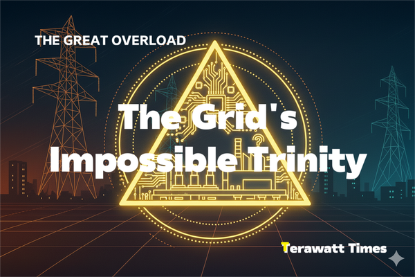 The Grid's Impossible Trinity: When Huang's Law Meets Infrastructure Law