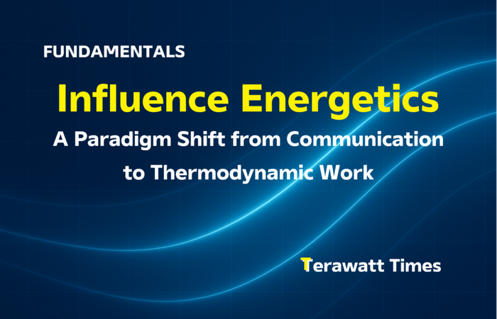 Influence Energetics: A Paradigm Shift from Communication to Thermodynamic Work